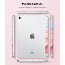 MoKo Coque pour iPad (A16) 11e Génération 11Pouces 2025, iPad 10e Gén 10,9" 2022,Étui avec Coque Arrière en TPU Souple à Rabat a