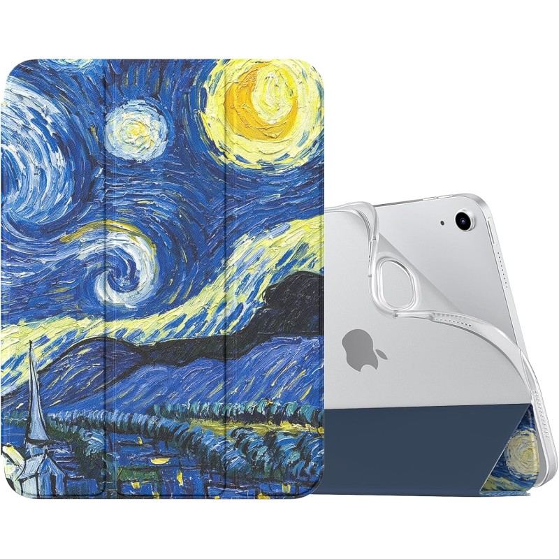 MoKo Coque pour iPad (A16) 11e Génération 11Pouces 2025, iPad 10e Gén 10,9" 2022,Étui avec Coque Arrière en TPU Souple à Rabat a