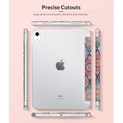 MoKo Coque pour iPad (A16) 11e Génération 11Pouces 2025, iPad 10e Gén 10,9" 2022, Étui avec Coque Arrière TPU Souple à Rabat, Su