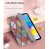 MoKo Coque pour iPad (A16) 11e Génération 11Pouces 2025, iPad 10e Gén 10,9" 2022, Étui avec Coque Arrière TPU Souple à Rabat, Su
