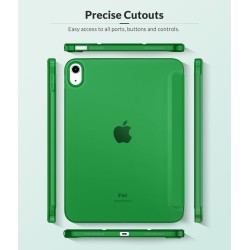 MoKo Coque pour iPad (A16) 11e Génération 11Pouces 2025, iPad 10e Gén 10,9" 2022, Étui avec Coque Arrière TPU Souple à Rabat, Su
