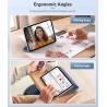MoKo Coque pour iPad (A16) 11e Gén 11" 2025, iPad 10e Gén 10,9" 2022, Étui avec Coque Arrière en TPU Souple à Rabat avec Support
