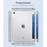 MoKo Coque pour iPad (A16) 11e Gén 11" 2025, iPad 10e Gén 10,9" 2022, Étui avec Coque Arrière en TPU Souple à Rabat avec Support
