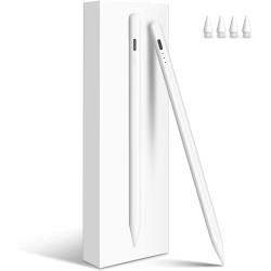 Stylo iPad pour Apple iPad 2018-2025 Stylo Touch pour Tablette iPad Pencil Rejet de Paume, Stylus Pen pour iPad 10/9/8/7, Pro 11