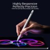 Stylo iPad pour Apple iPad 2018-2025 Stylo Touch pour Tablette iPad Pencil Rejet de Paume, Stylus Pen pour iPad 10/9/8/7, Pro 11