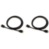 Amazon basics hdmi cable, 2-pack, 6ft, 4k@60hz, high-speed 4k hdmi 2.0 cord (18gbps), 2160p, 48 bit, compatible with tv/ps5/xbox