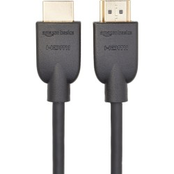 Amazon Basics Câble HDMI 4K de 0.9 m - Haute performance 18 Gbps avec Ethernet, 4K@60Hz, 2160p, Noir