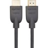 Amazon Basics Lot de 2 câbles HDMI 4K de 3 m - Haute performance 18 Gbps avec Ethernet, 4K@60Hz, 2160p, Noir