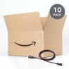Amazon Basics Câble DisplayPort vers HDMI - 1.8 m, Lot de 10, Noir