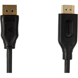 Amazon Basics Câble DisplayPort (Source) vers HDMI (écran), unidirectionnel, 0.9 m, Noir
