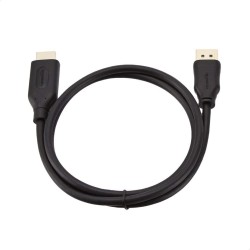 Amazon Basics Câble DisplayPort (Source) vers HDMI (écran), unidirectionnel, 0.9 m, Noir