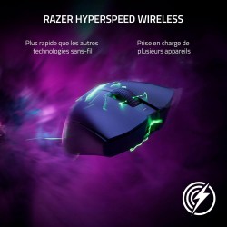 Razer DeathAdder V3 Pro - Souris Gaming Esports Ergonomique sans Fil (Design Ultra-léger de 64g, Capteur Optique Focus Pro 30K, 