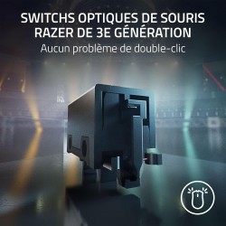 Razer DeathAdder V3 Pro - Souris Esports Ergonomique sans Fil légère (Conception légère de 63g, capteur Optique Focus Pro 30K, c