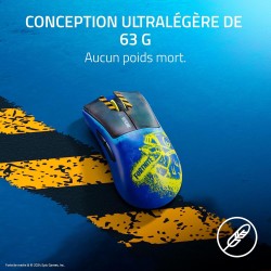 Razer DeathAdder V3 Pro Fortnite Edition - Souris de Jeu sans Fil (Capteur Optique Focus Pro 30K DPI, légèreté 63g, Forme Ergono