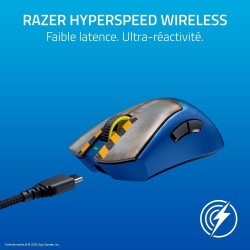 Razer DeathAdder V3 Pro Fortnite Edition - Souris de Jeu sans Fil (Capteur Optique Focus Pro 30K DPI, légèreté 63g, Forme Ergono