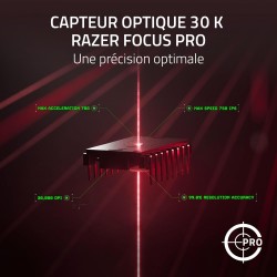 Razer DeathAdder V3 Pro HyperPolling Wireless Dongle - Souris Esport Ultra légère dotée d’Un Polling Rate sans Fil réel de 8k Hz