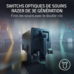 Razer DeathAdder V3 Pro HyperPolling Wireless Dongle - Souris Esport Ultra légère dotée d’Un Polling Rate sans Fil réel de 8k Hz