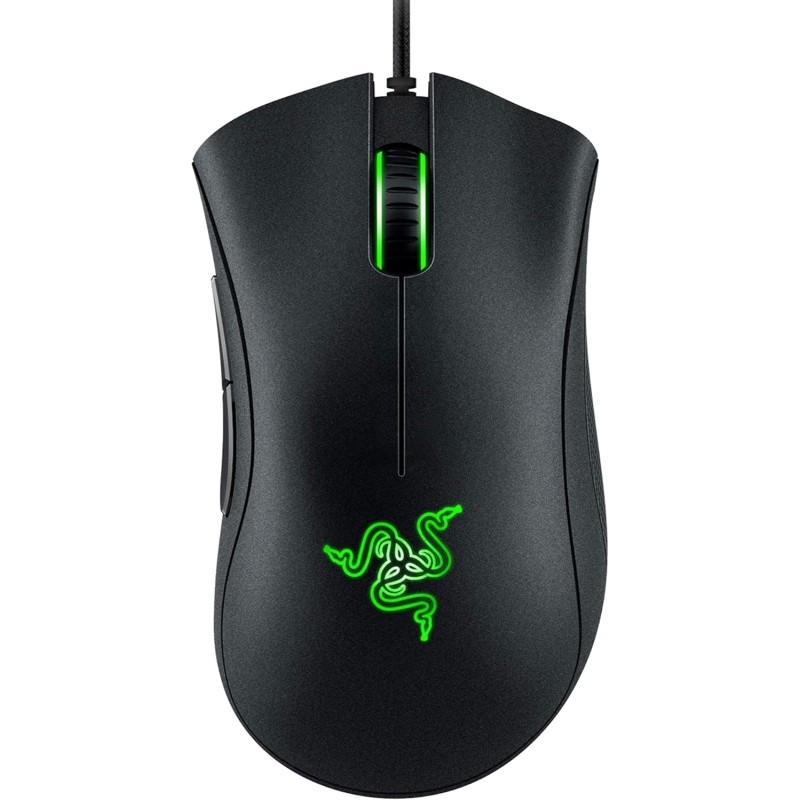 Razer DeathAdder Essential (2021) - Souris Gaming Filaire avec Capteur Optique de 6400 DPI (Design Ergonomique, 5 Boutons Progra