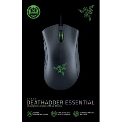 Razer DeathAdder Essential (2021) - Souris Gaming Filaire avec Capteur Optique de 6400 DPI (Design Ergonomique, 5 Boutons Progra