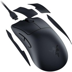 Razer DeathAdder V3 Pro - Souris Esports Ergonomique Sans Fil Légère (Design léger 63g, Capteur Optique Focus Pro 30K, Commutate