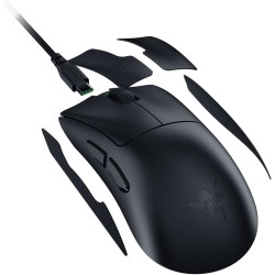 Razer DeathAdder V4 Pro - Souris Esport sans Fil Ergonomique ultralégère - 56g - 2,4 GHZ Hyperspeed - Focus Pro 45K Sensor - 8K 