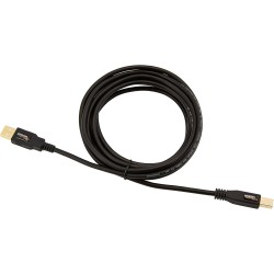 Amazon Basics Câble USB 2.0 A-mâle vers B-mâle avec connecteurs plaqué Or (3 m), Noir