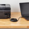 Amazon Basics PC045 Câble d'imprimante USB-A 2.0 mâle vers USB-B mâle, 4.8 m, Noir