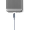 Amazon Basics Câble USB-A vers Lightning en nylon tressé Chargeur certifié MFi pour iPhone, 0.9 m, Gris foncé
