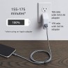 Amazon Basics Câble USB-A vers Lightning en nylon tressé Chargeur certifié MFi pour iPhone, 0.9 m, Gris foncé