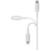 Amazon Basics Câble USB-A vers Lightning en nylon tressé Chargeur certifié MFi pour iPhone Argenté 1.8 m