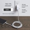 Amazon Basics Câble USB-A vers Lightning en nylon tressé Chargeur certifié MFi pour iPhone Argenté 1.8 m