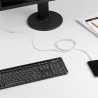 Amazon Basics Câble USB-A vers Lightning en nylon tressé Chargeur certifié MFi pour iPhone Argenté 1.8 m
