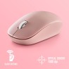 Ngs fog pro rose - souris sans fil, souris optique 1000 dpi, interface nano usb, boutons silencieux, 2 boutons et molette de déf