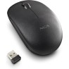 Ngs fog pro noir - souris sans fil, souris optique 1000 dpi, interface nano usb, boutons silencieux, 2 boutons et molette de déf