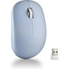 Ngs fog pro bleu - souris sans fil, souris optique 1000 dpi, interface nano usb, boutons silencieux, 2 boutons et molette de déf