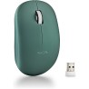 Ngs fog pro vert - souris sans fil, souris optique 1000 dpi, interface nano usb, boutons silencieux, 2 boutons et molette de déf
