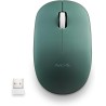 Ngs fog pro vert - souris sans fil, souris optique 1000 dpi, interface nano usb, boutons silencieux, 2 boutons et molette de déf