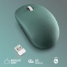 Ngs fog pro vert - souris sans fil, souris optique 1000 dpi, interface nano usb, boutons silencieux, 2 boutons et molette de déf