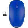 Ngs fog bleu - souris optique sans fil 2.4ghz, souris pour ordinateur ou laptop avec 2 bouttons et scroll, 1000dpi, bleu