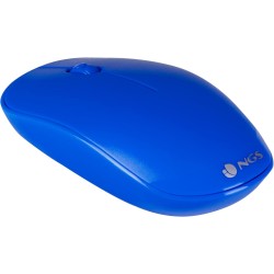 Ngs fog bleu - souris optique sans fil 2.4ghz, souris pour ordinateur ou laptop avec 2 bouttons et scroll, 1000dpi, bleu