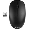 Ngs fog noir - souris optique sans fil 2.4ghz, souris pour ordinateur ou laptop avec 2 bouttons et scroll, 1000dpi, noir