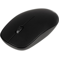 Ngs fog noir - souris optique sans fil 2.4ghz, souris pour ordinateur ou laptop avec 2 bouttons et scroll, 1000dpi, noir