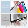 Vobafe Coque Clavier pour iPad A16 11/10 Ème Generation (11 Pouces 2025/10.9 Pouces 2022), Étui Keyboard 7 Couleurs Rétroéclairé