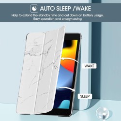 ProCase Étui pour iPad 9ème/8e/7ème génération 10,2 Pouces 2021 2020 2019, Housse de Protection Smart Case Cover Compatible avec