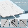 ProCase Étui pour iPad 9ème/8e/7ème génération 10,2 Pouces 2021 2020 2019, Housse de Protection Smart Case Cover Compatible avec