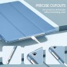 ProCase Étui pour iPad 9ème/8e/7ème génération 10,2" 2021 2020 2019, Housse de Protection Smart Case Cover Compatible avec iPad 