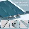 ProCase Étui pour iPad 9ème/8ème/7ème génération 10,2 Pouces 2021 2020 2019, Housse de Protection Smart Case Cover Compatible av