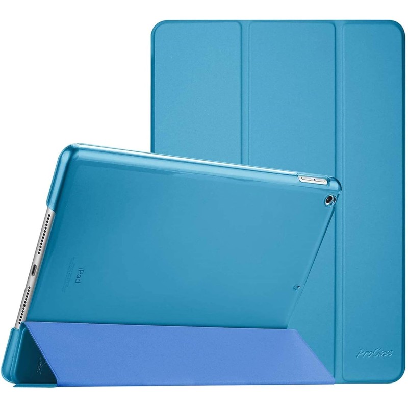 ProCase Étui pour iPad 9ème/8e/7ème génération 10,2" 2021 2020 2019, Housse de Protection Smart Case Cover Compatible avec iPad 