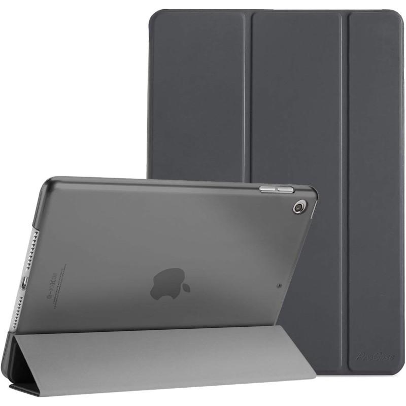 ProCase Étui pour iPad 9ème/8ème/7ème génération 10,2 Pouces 2021 2020 2019, Housse de Protection Smart Case Cover Compatible av