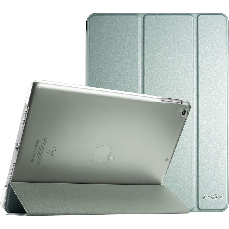 ProCase Étui pour iPad 9ème/8e/7ème génération 10,2" 2021 2020 2019, Housse de Protection Smart Case Cover Compatible avec iPad 